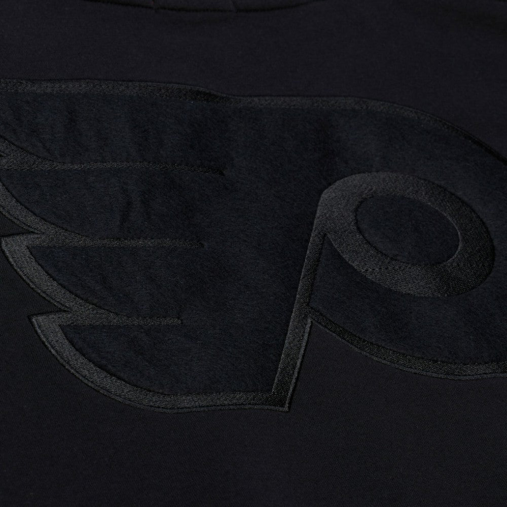 Philadelphia Flyers Mitchell & Ness Unisex Phantom Fleece Crew Neck Sweatshirt - Black - NHL