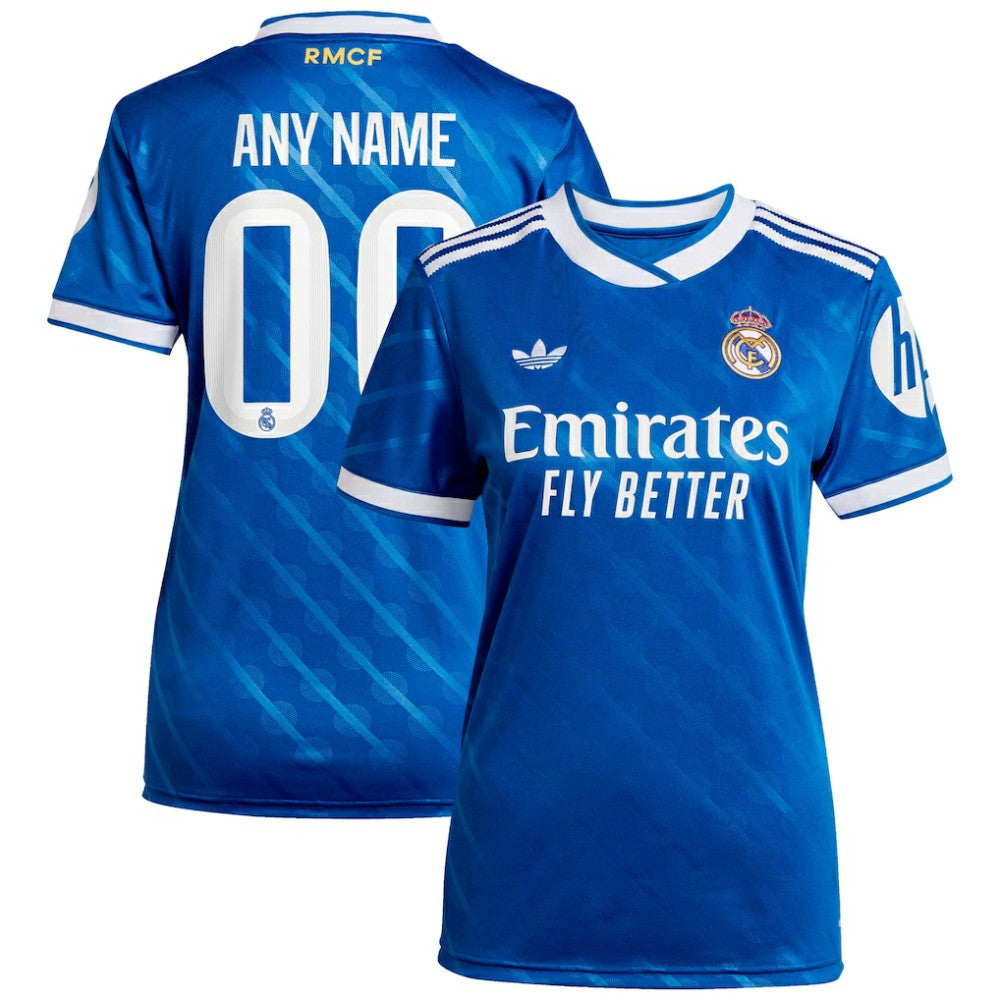 Real Madrid Women's 2025/26 Third Replica Custom Jersey Blue | Adidas discount