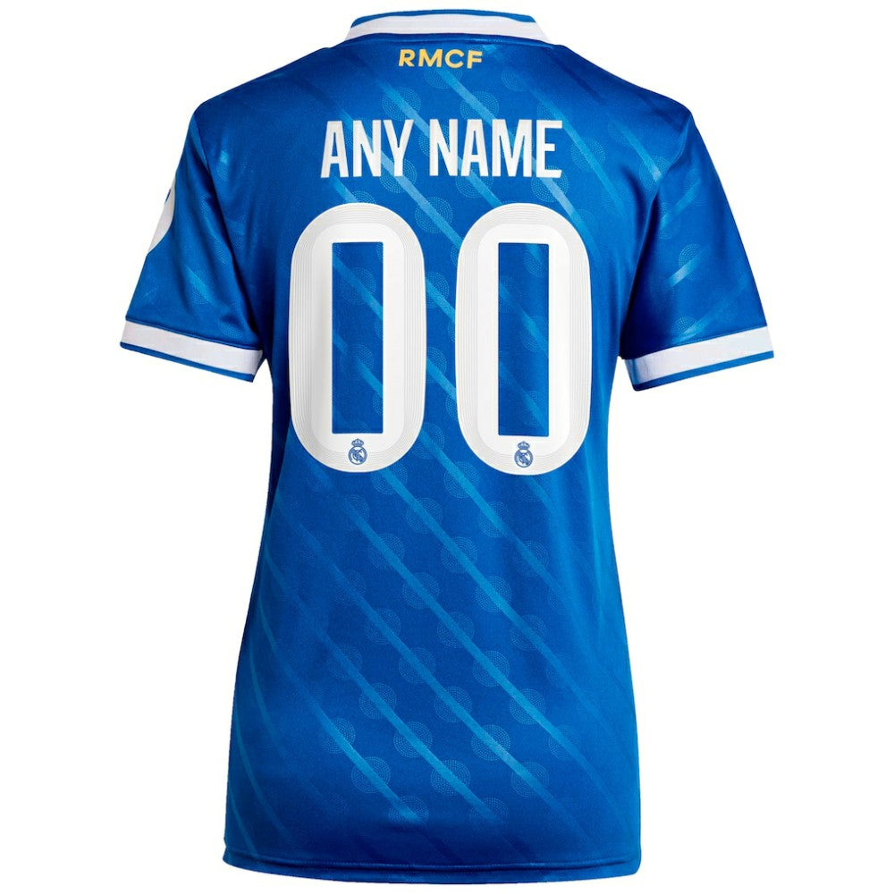 Real Madrid Women's 2025/26 Third Replica Custom Jersey Blue | Adidas discount