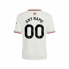 Arsenal Youth 2025/26 Third Replica Custom Jersey White | Adidas discount