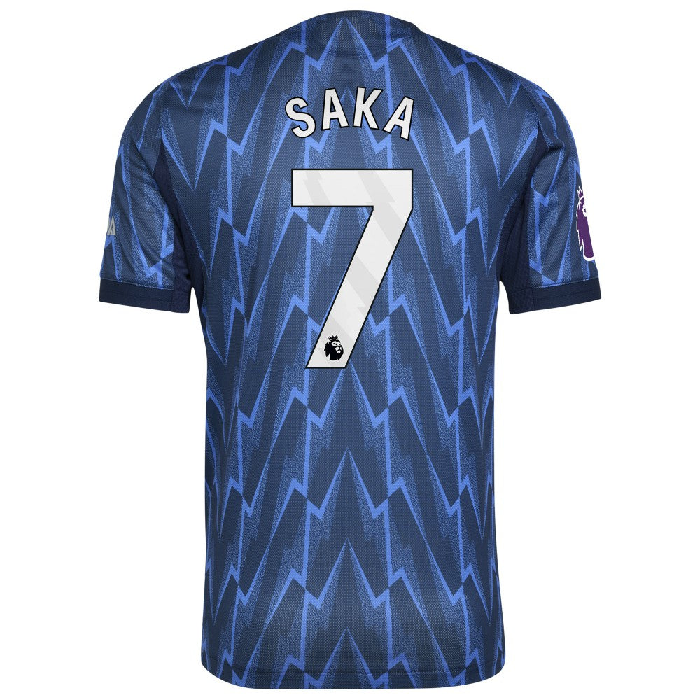 Bukayo Saka Arsenal 2025/26 Away Player Jersey Blue | Adidas online