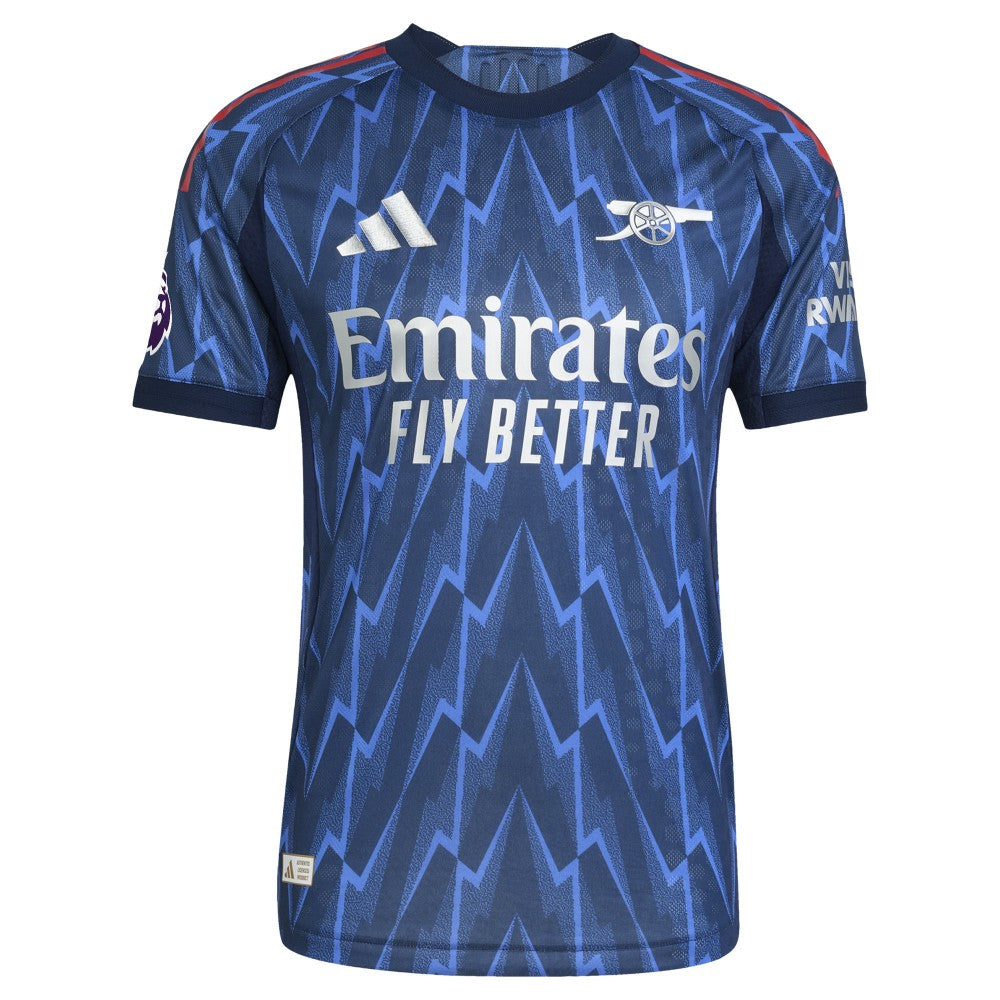 William Saliba Arsenal 2025/26 Away Player Jersey Blue | Adidas discount