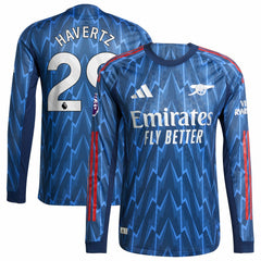 Kai Havertz Arsenal 2025/26 Away Long Sleeve Player Jersey Blue | Adidas discount