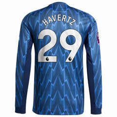 Kai Havertz Arsenal 2025/26 Away Long Sleeve Player Jersey Blue | Adidas discount