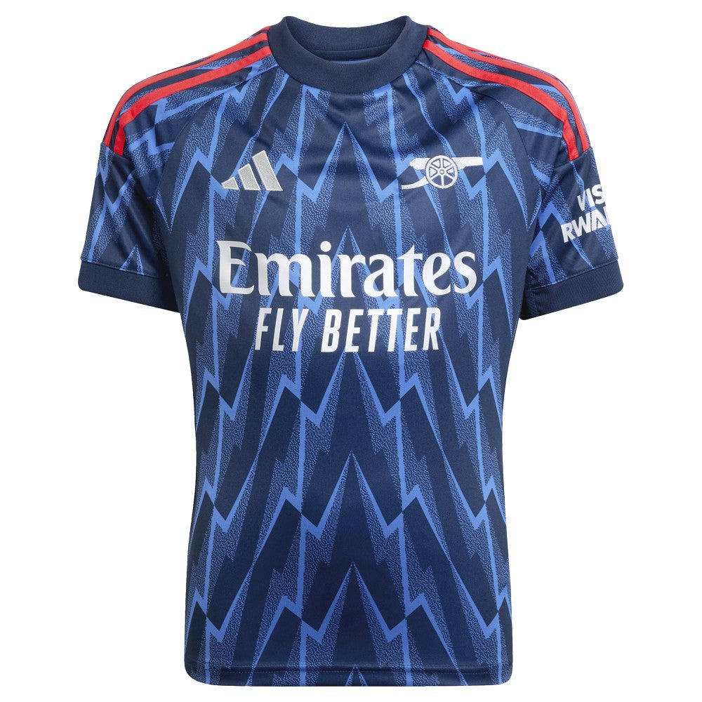 Bukayo Saka Arsenal Youth 2025/26 Away Replica Player Jersey Blue | Adidas Online
