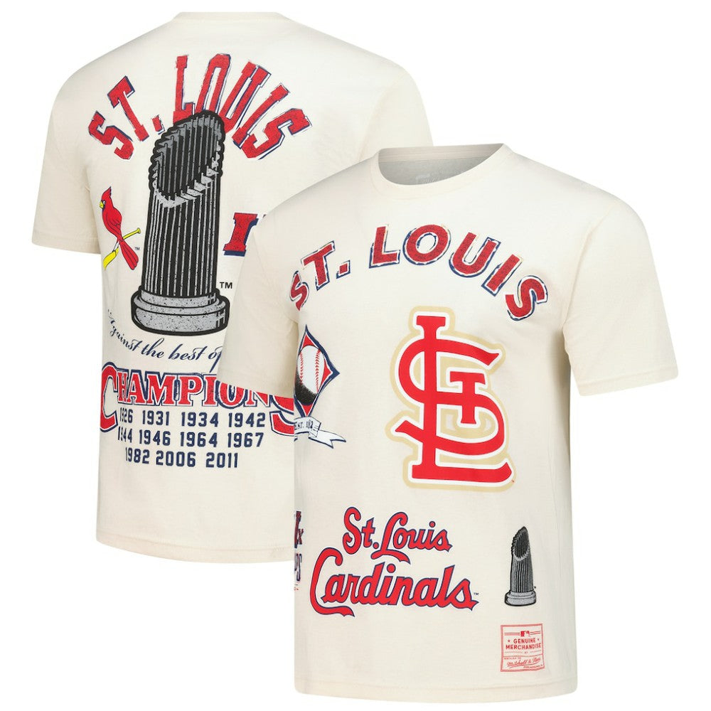 St. Louis Cardinals Mitchell & Ness Legacy Defined T-Shirt - MLB