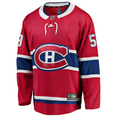 Noah Dobson Montreal Canadiens Fanatics Home Breakaway Jersey - Red - NHL