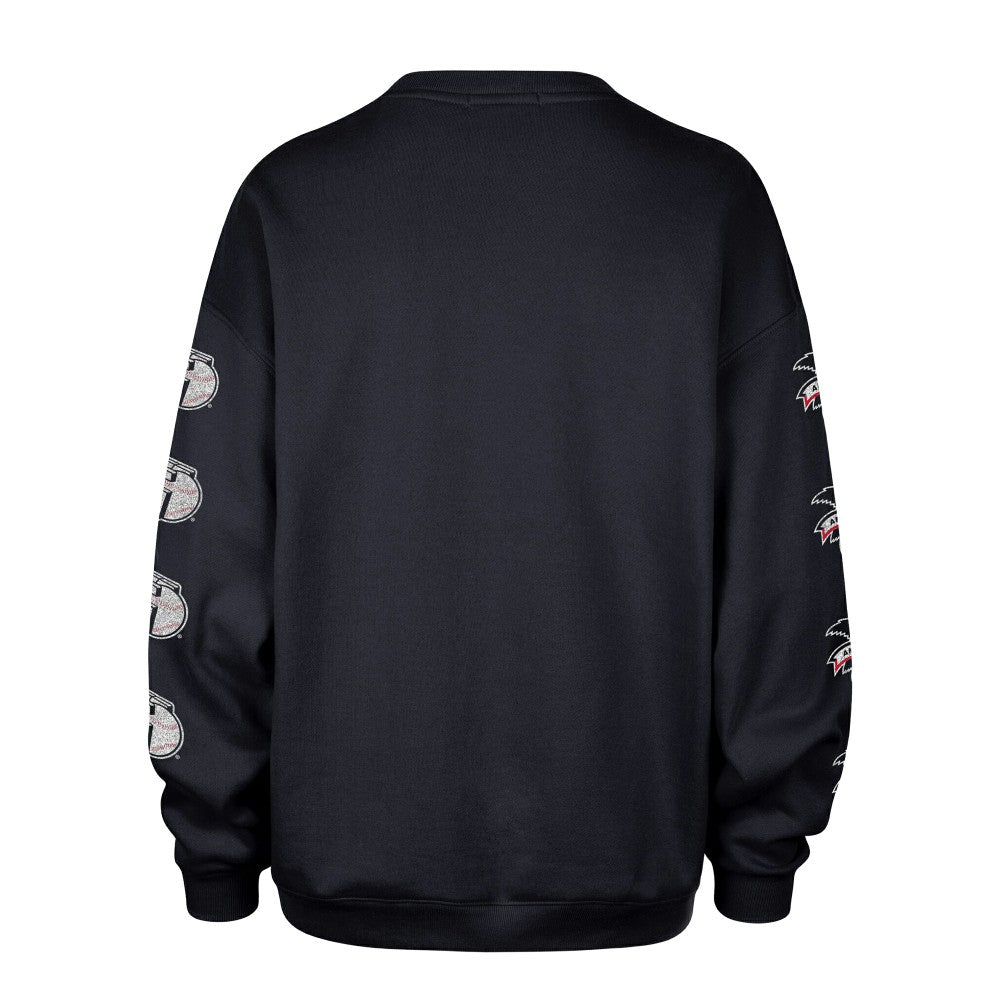 Cleveland Guardians '47 Women's Trendy Team Go Big Oversized Sweatshirt - MLB