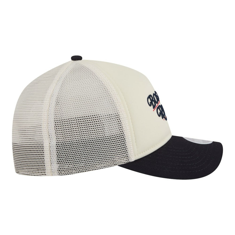 Boston Red Sox New Era Women's Retro 9FORTY M-Crown A-Frame Trucker Adjustable Hat - MLB