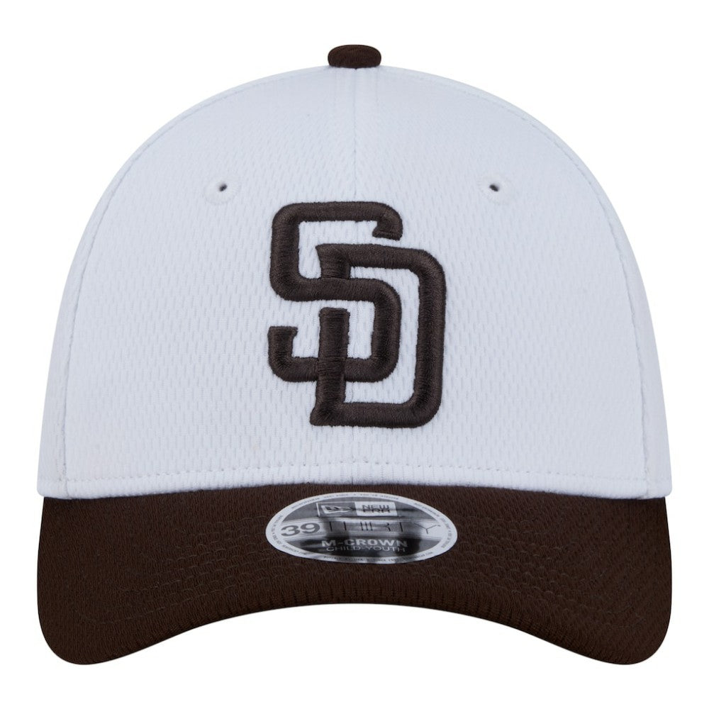 San Diego Padres New Era Youth Baseball 39THIRTY M-Crown Flex Hat - MLB