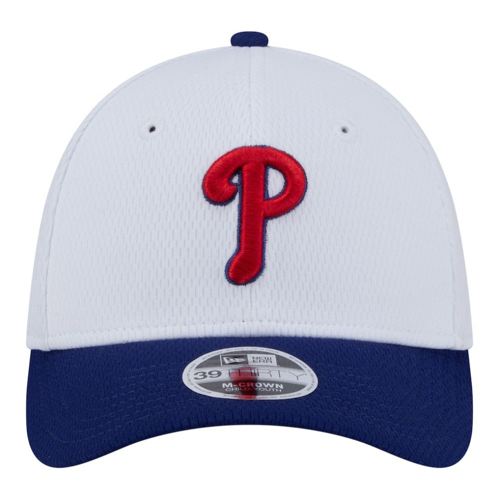 Philadelphia Phillies New Era Youth Baseball 39THIRTY M-Crown Flex Hat - MLB