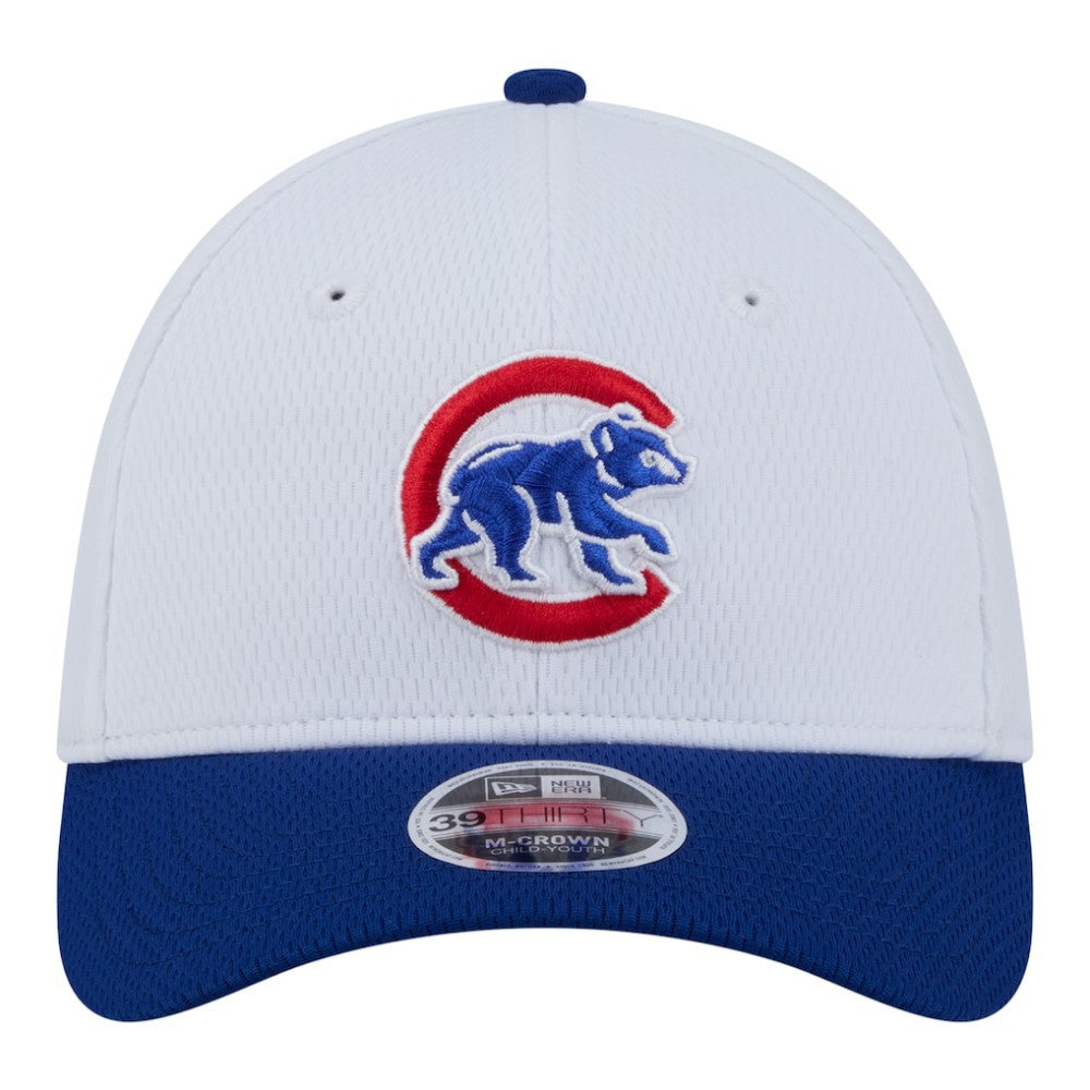 Chicago Cubs New Era Youth Baseball 39THIRTY M-Crown Flex Hat - MLB