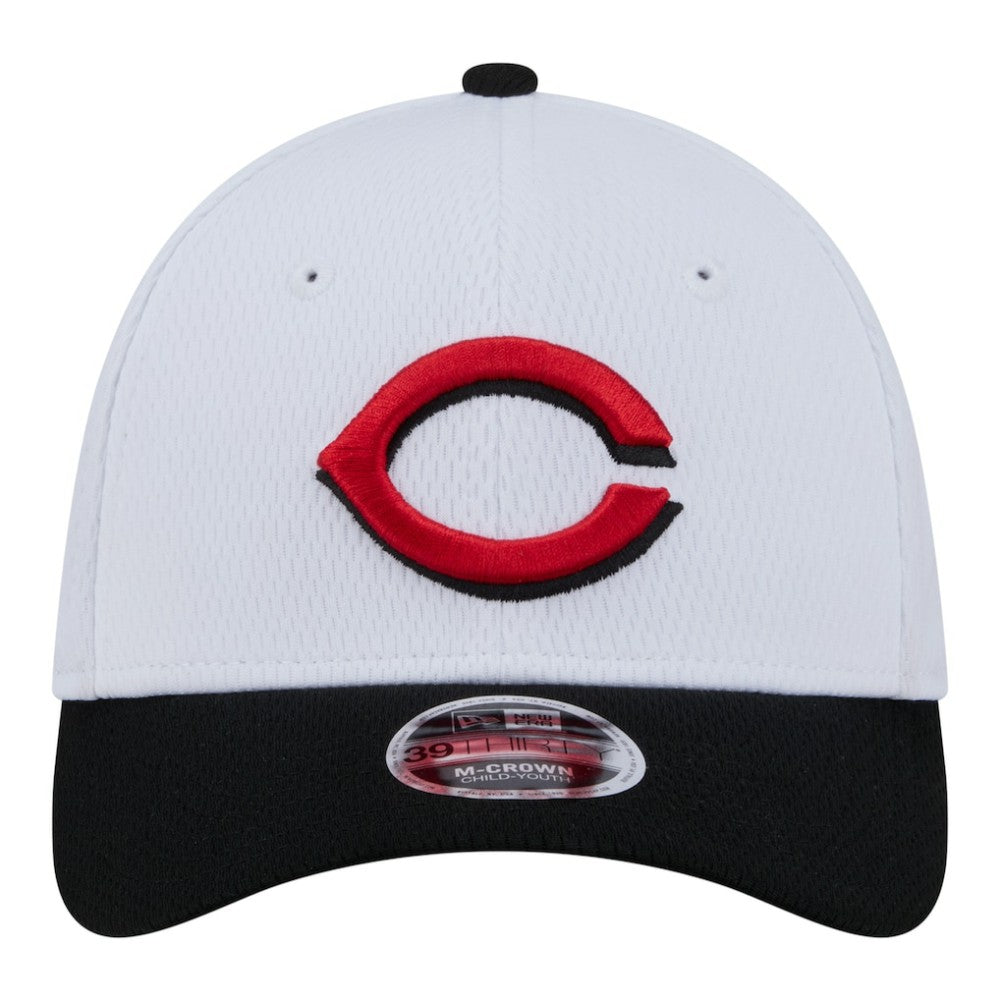 Cincinnati Reds New Era Youth Baseball 39THIRTY M-Crown Flex Hat - MLB