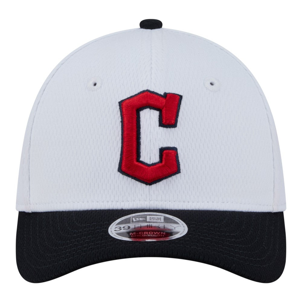 Cleveland Guardians New Era Youth Baseball 39THIRTY M-Crown Flex Hat - MLB