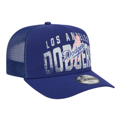 Los Angeles Dodgers New Era Youth Logo Fade A-Frame 9FIFTY Snapback Hat - MLB