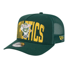 Athletics New Era Youth Logo Fade A-Frame 9FIFTY Snapback Hat - MLB