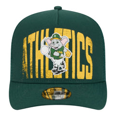 Athletics New Era Youth Logo Fade A-Frame 9FIFTY Snapback Hat - MLB