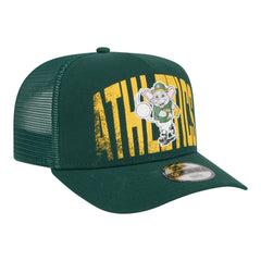 Athletics New Era Youth Logo Fade A-Frame 9FIFTY Snapback Hat - MLB