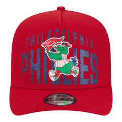Philadelphia Phillies New Era Youth Logo Fade A-Frame 9FIFTY Snapback Hat - MLB