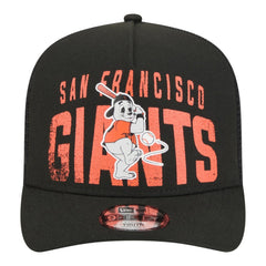 San Francisco Giants New Era Youth Logo Fade A-Frame 9FIFTY Snapback Hat - MLB