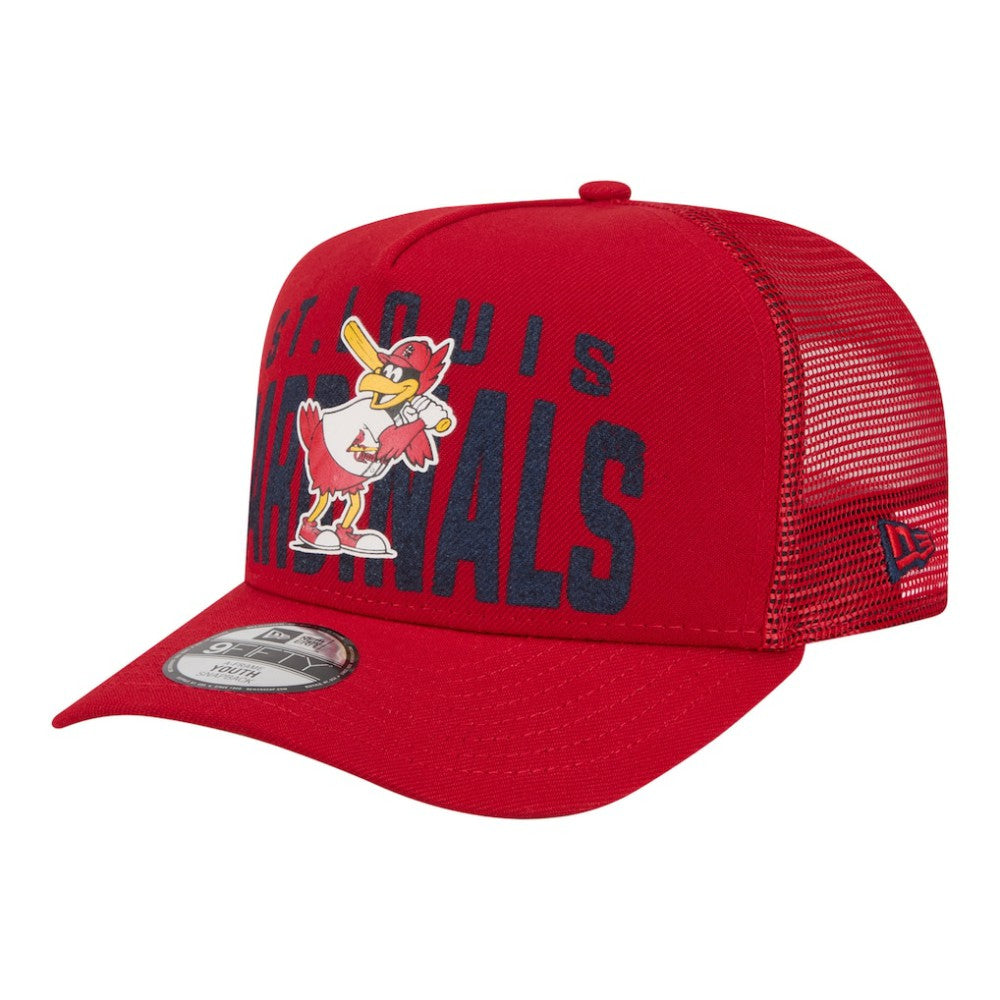 St. Louis Cardinals New Era Youth Logo Fade A-Frame 9FIFTY Snapback Hat - MLB