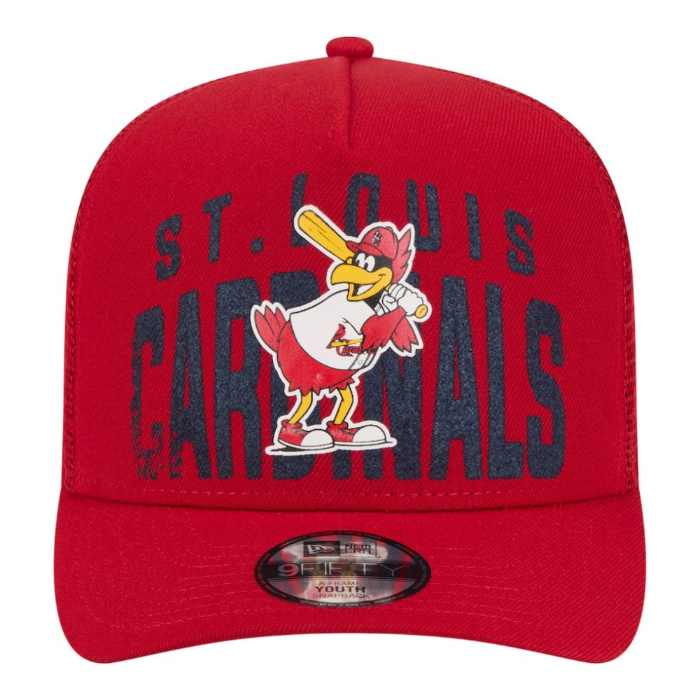 St. Louis Cardinals New Era Youth Logo Fade A-Frame 9FIFTY Snapback Hat - MLB