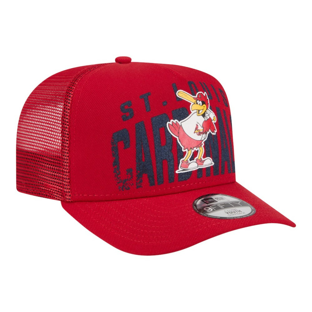 St. Louis Cardinals New Era Youth Logo Fade A-Frame 9FIFTY Snapback Hat - MLB