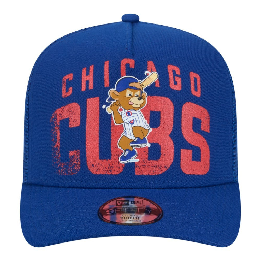 Chicago Cubs New Era Youth Logo Fade A-Frame 9FIFTY Snapback Hat - MLB