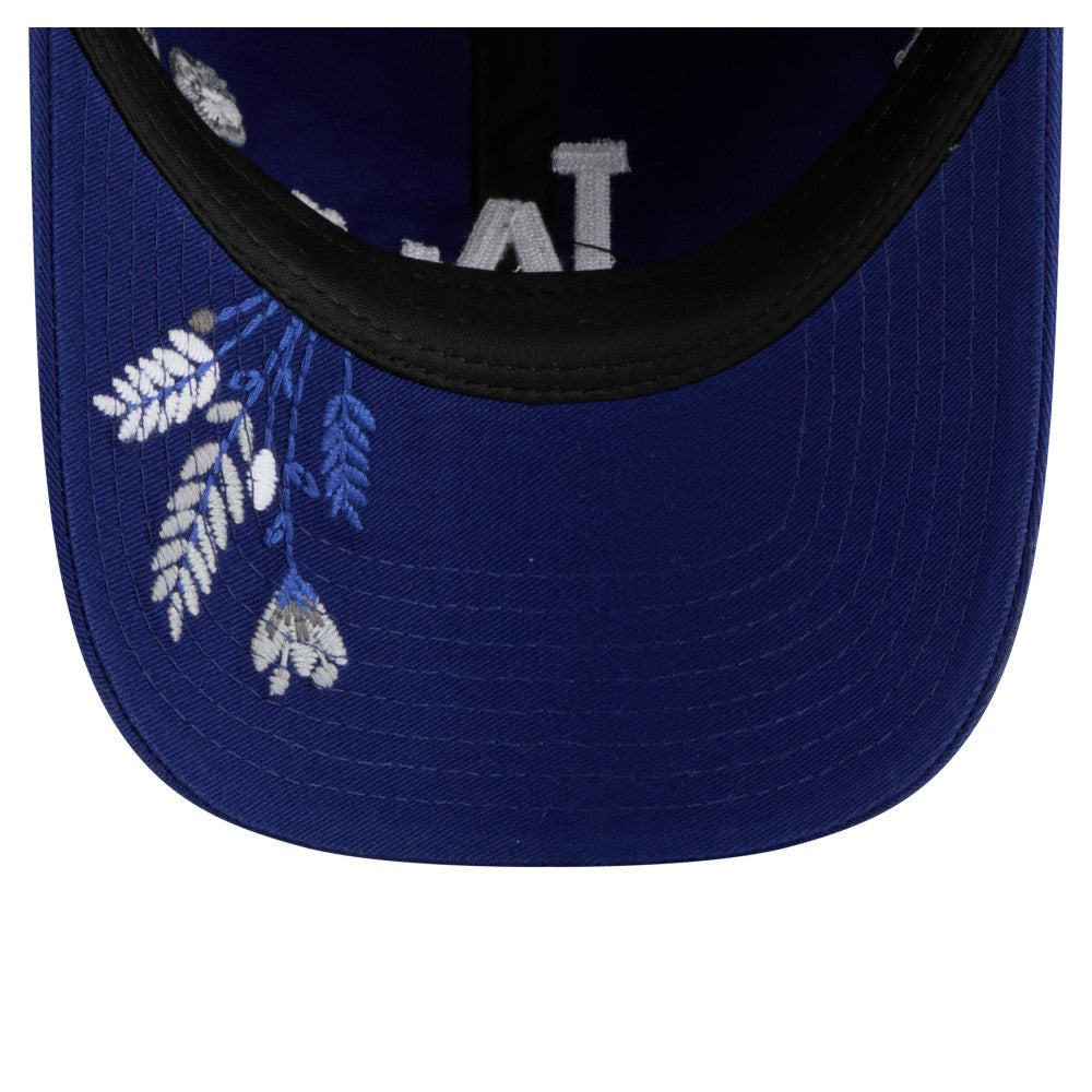 Los Angeles Dodgers New Era Women's Wildflower Casual Classic Adjustable Hat - MLB