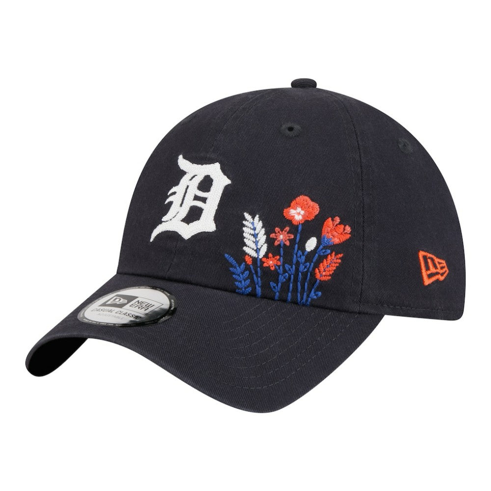 Detroit Tigers New Era Women's Wildflower Casual Classic Adjustable Hat - MLB