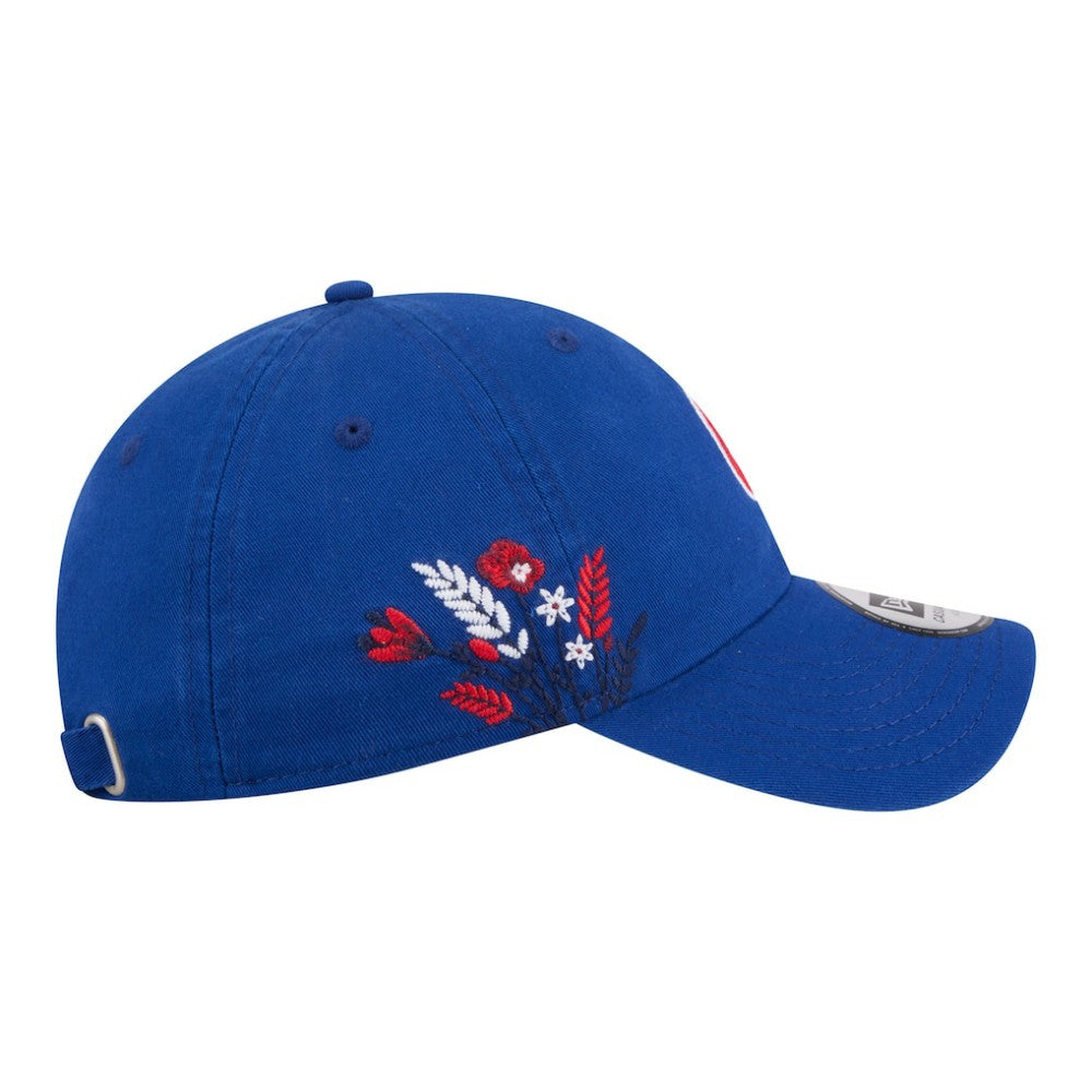 Chicago Cubs New Era Women's Wildflower Casual Classic Adjustable Hat - MLB
