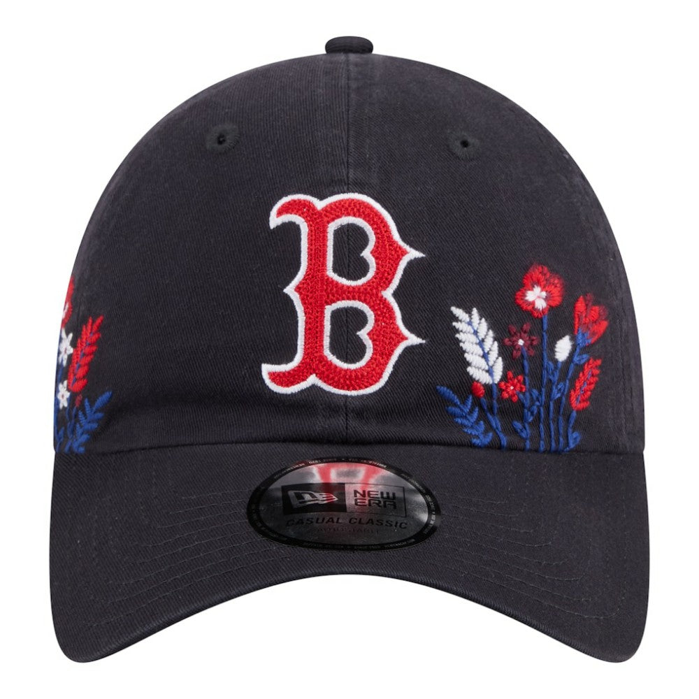 Boston Red Sox New Era Women's Wildflower Casual Classic Adjustable Hat - MLB