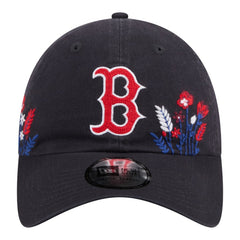 Boston Red Sox New Era Women's Wildflower Casual Classic Adjustable Hat - MLB
