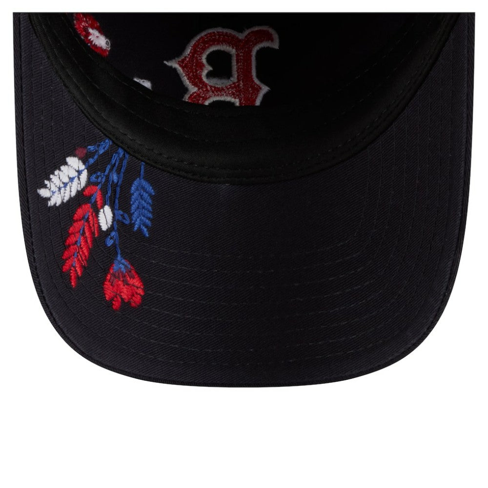 Boston Red Sox New Era Women's Wildflower Casual Classic Adjustable Hat - MLB