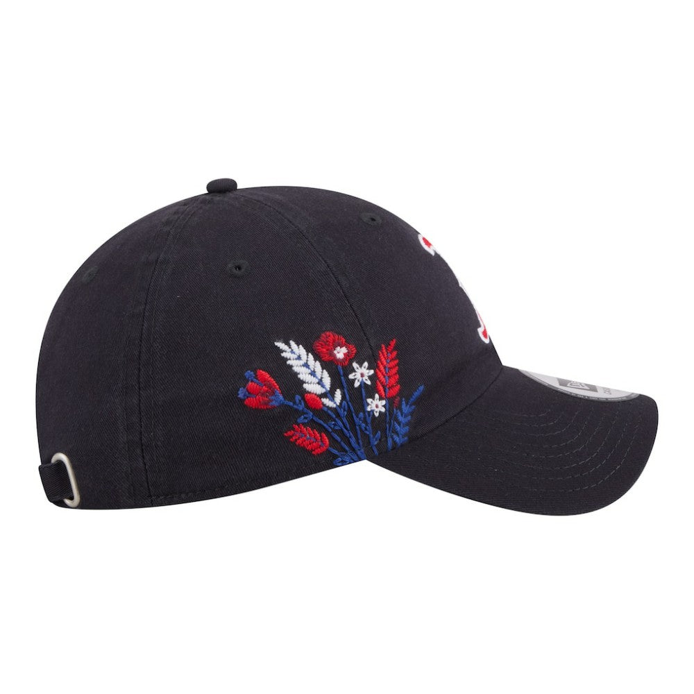 Boston Red Sox New Era Women's Wildflower Casual Classic Adjustable Hat - MLB