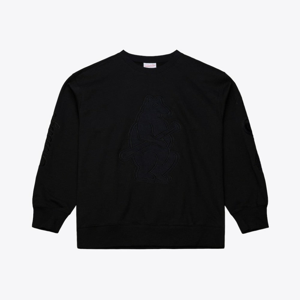 Chicago Cubs Mitchell & Ness Phantom Fleece Crewneck Sweatshirt - MLB