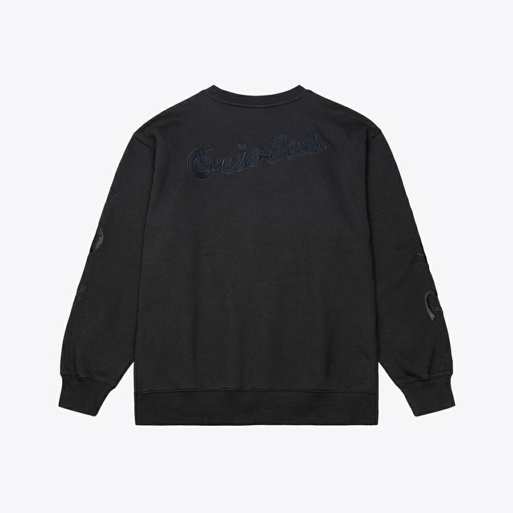 Baltimore Orioles Mitchell & Ness Phantom Fleece Crewneck Sweatshirt - MLB