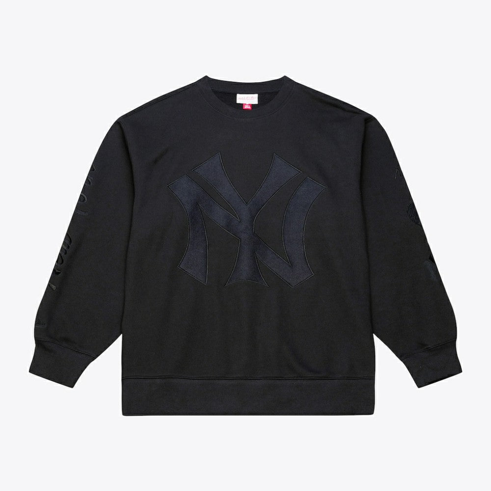New York Yankees Mitchell & Ness Phantom Fleece Crewneck Sweatshirt - MLB