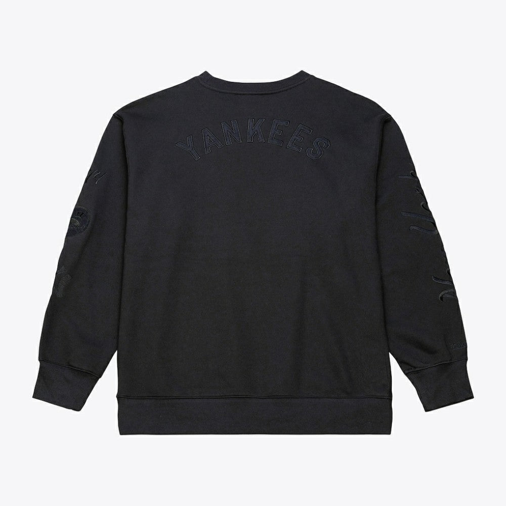 New York Yankees Mitchell & Ness Phantom Fleece Crewneck Sweatshirt - MLB