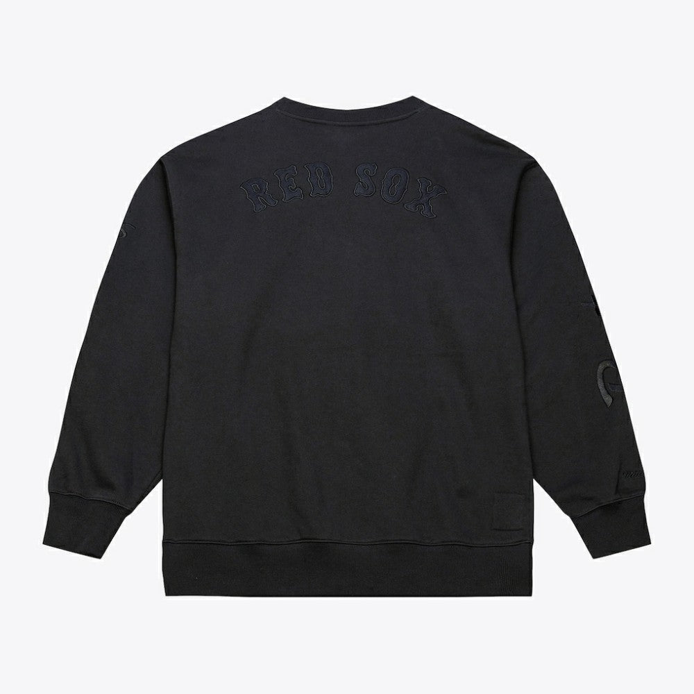 Boston Red Sox Mitchell & Ness Phantom Fleece Crewneck Sweatshirt - MLB