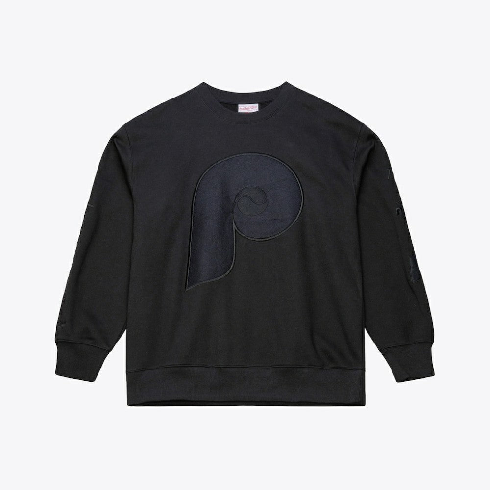 Philadelphia Phillies Mitchell & Ness Phantom Fleece Crewneck Sweatshirt - MLB