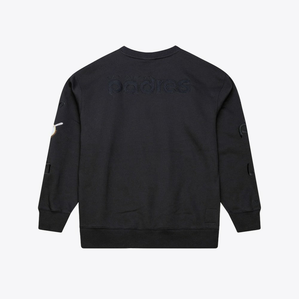 San Diego Padres Mitchell & Ness Phantom Fleece Crewneck Sweatshirt - MLB