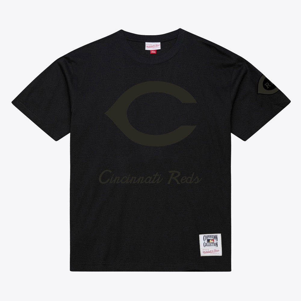 Cincinnati Reds Mitchell & Ness Cooperstown Collection Phantom T-Shirt - MLB