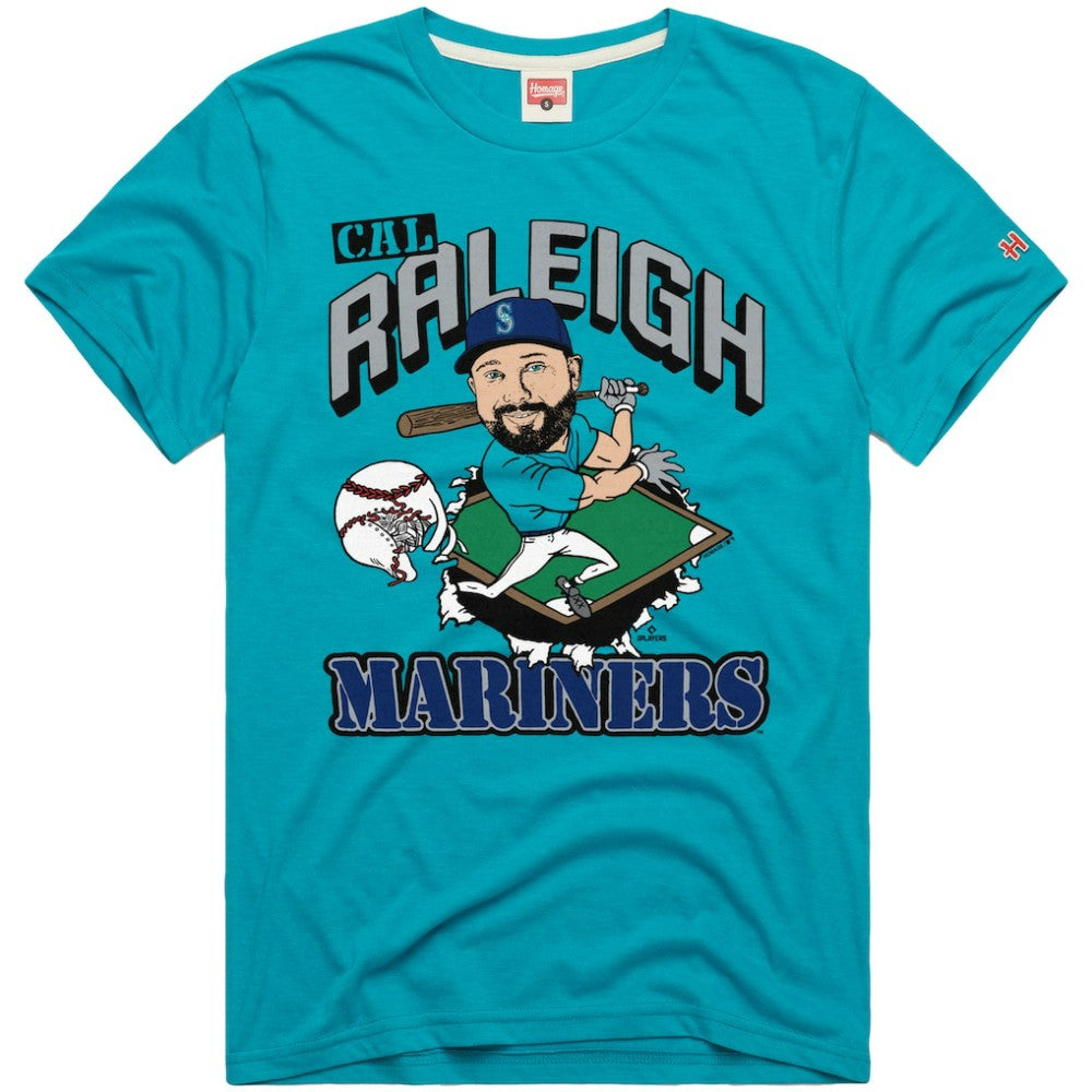 Cal Raleigh Seattle Mariners Homage Graphic Player T-Shirt - MLB