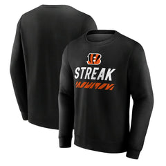 Cincinnati Bengals Streak Pullover Sweatshirt Black | NFL