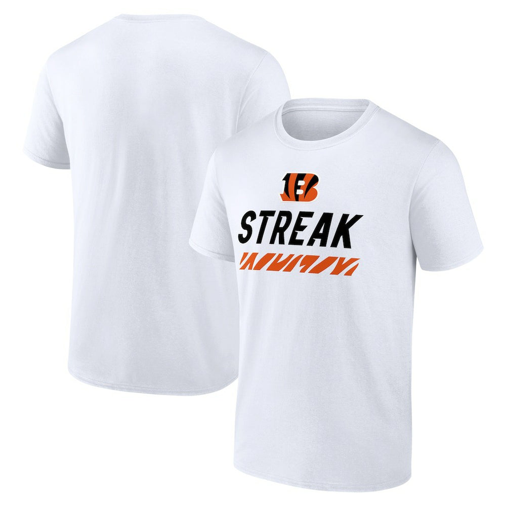 Cincinnati Bengals Streak T-Shirt White | NFL