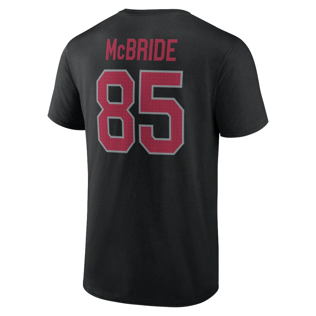 Trey McBride Arizona Cardinals Icon Name & Number T-Shirt Black | NFL