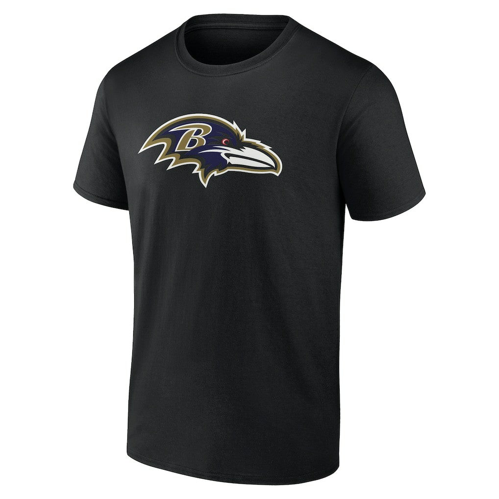 Lamar Jackson Baltimore Ravens Icon Name & Number T-Shirt Black | NFL