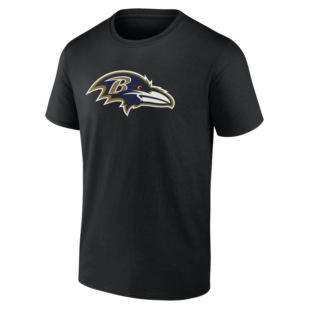 Lamar Jackson Baltimore Ravens Icon Name & Number T-Shirt Black | NFL