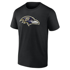 Lamar Jackson Baltimore Ravens Icon Name & Number T-Shirt Black | NFL